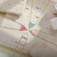 thumbnail image 4 of GOSFRY Dainty Heart Necklace for Women Cute Heart Pendant Necklace Minimalist Choker CZ Necklace Jewelry Gifts, 4 of 10