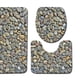 thumbnail image 2 of Yuarrent Juego de 3 uds./1 de alfombras para baño, alfombrilla de baño antideslizante con estampado de piedra 3D, felpudos, decoración, funda para Juegos de accesorios de baño 2 Yuarrent JJ25267-02, 2 of 5