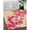 thumbnail image 2 of Ahgly Company Indoor Rectangle Patterned Deep Peach Orange Area Rugs, 8' x 10', 2 of 6
