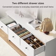 thumbnail image 5 of ASTUVIA 7 Drawer Dresser for Adult - 55.1"Width TV Stand with Anti-Tip Metal Rails for Bedroom Living Room,White, 5 of 11