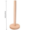 thumbnail image 2 of Wooden Paper Towel Holder Countertop,Bigger Size Solid Wood Paper Towel Dispenser Stand,Standing Paper Towel Organizer,Roll Dispenser with Anti-Skid Base for Kitchen, Living Room,Bathroom, 2 of 4