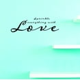 thumbnail image 1 of Wall Design Pieces Sprinkle Everything With Love 12 X 30 Inches, 1 of 1