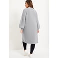 thumbnail image 2 of June & Vie Women's Plus Size Open-Front Cardigan, 2 of 4