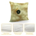 thumbnail image 4 of YINGXI  Funny Food Saltine Cracker Realistic Print Pillow Covers Decorative Throw Pillowcase  24x24in, 4 of 5