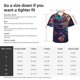 thumbnail image 5 of Balery Colorful Feather Owl Camisas hawaianas de manga corta para hombre, camisas playeras de corte holgado, camisas de vacaciones con botones,3X-Large, 5 of 7