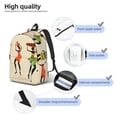 thumbnail image 5 of Balery African Women Vintage Canvas Backpack for Men and Women - Large Capacity, Durable Travel Laptop Bag for School, Work, Hiking, and Outdoor Activities, 5 of 7