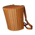 thumbnail image 3 of Cesta de plástico rústica para recoger frutas, mochila ligera para guardar frutas de huerto. Con tapa, 3 of 9