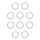 thumbnail image 1 of Sonducket Bracelets Stylish Aesthetic Jewelry Silver Valentines Decorations Alloy Style Day Water Women's Simple Drop Gifts Anklets Type1 NO1, 1 of 6