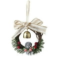 thumbnail image 5 of Festive Seasonal Wreath for Front Door Celebration Greenery Arrangement for Home, 5 of 5