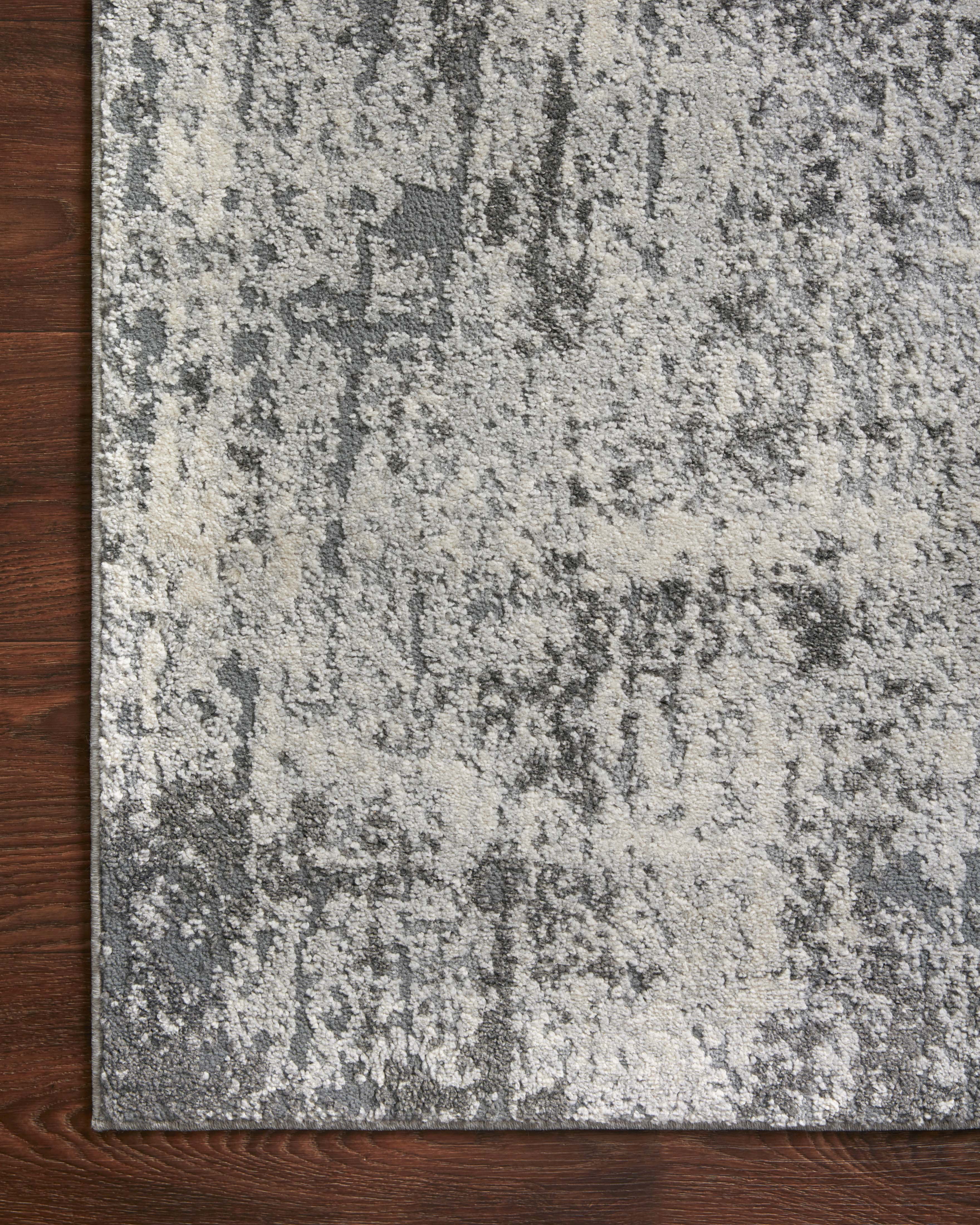Loloi Austen AUS-01 Abstract Pebble / Charcoal Area Rug 5'-3" x 7'-7"