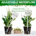thumbnail image 3 of Aqua Glass Plant Watering Cat Globes - Automatic Self Watering Drip Irrigation Ideal for Vacation Plant Care, Indoor/Outdoor Potted Flowers, Herbs, Houseplants - 10" 6-7 oz 4pc Set, 3 of 8