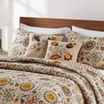 thumbnail image 4 of Global Trends Alta Reversible 100% Cotton Quilt Set with Decorative Pillows, 5-Piece King/Cal King, 4 of 4