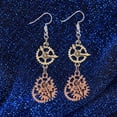 thumbnail image 2 of Guardurnaity 1 par de Pendientes de Gancho de Pescado para Mujer, aleación de Moda, Reloj Steampunk, Rueda, Engranaje, Pendientes de diseño Mixto Relojes plata antigua, 2 of 5