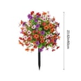 thumbnail image 2 of A Artificial Violet Ground Plug For Patio Garden Spring Summer Home Decor 22.05 Inch Plastic, 2 of 7