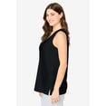 thumbnail image 3 of Dreams & Co. Plus Size Knit Sleep Tank, 3 of 6