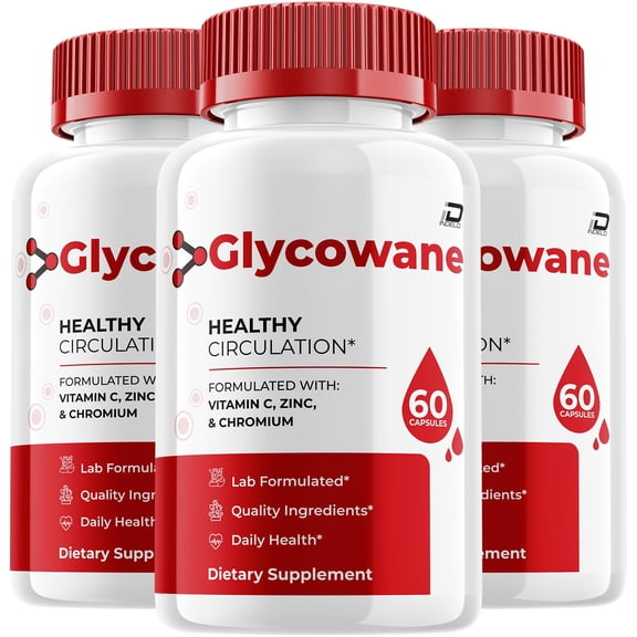 Glycowane Capsules – Glyco Wane All Natural Glycogen Support, 3 Pack, 180 Capsules