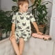 thumbnail image 4 of Balery Funny Chicken Conjunto de Pijama Infantil de Manga Corta con Estampado – Ropa de Dormir de Algodón Suave-XX-Large, 4 of 6