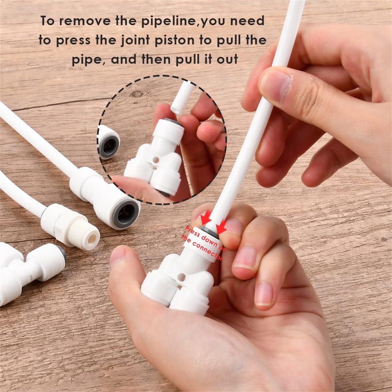 Water Supplies Kit 10m Set with Connectors Reliable 10m Fridges Water Connectiones Set Suitable for Household Appliances