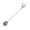 Green, variant on Glass Stirring Spoon Bells Orchids Flower Stirring Rod Coffee Teas Mixing Spoon Drinkware Stirrer Spoon Restaurant