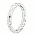 thumbnail image 3 of Bague en Argent Sterling Stackable Expressions Rhodium Taille 6, 3 of 3