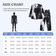 thumbnail image 4 of Balery Butterfly Angel Wings Art Pijama para Hombre de Dos Piezas con Manga Larga, Conjunto de Dormir y Descanso Suave con Bolsillos-XX-Large, 4 of 7