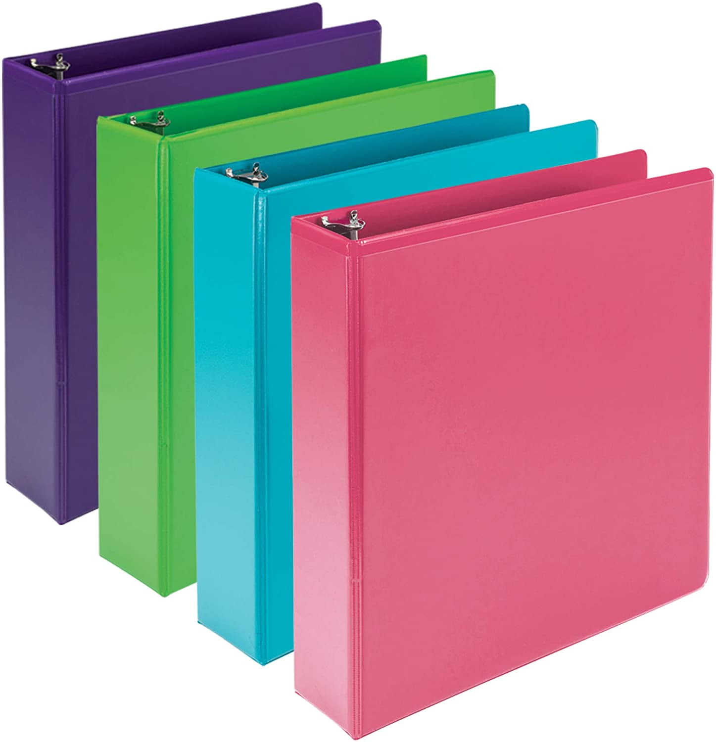 Samsill Earth’s Choice Biobased Durable 3 Ring Binders, Fashion Clear