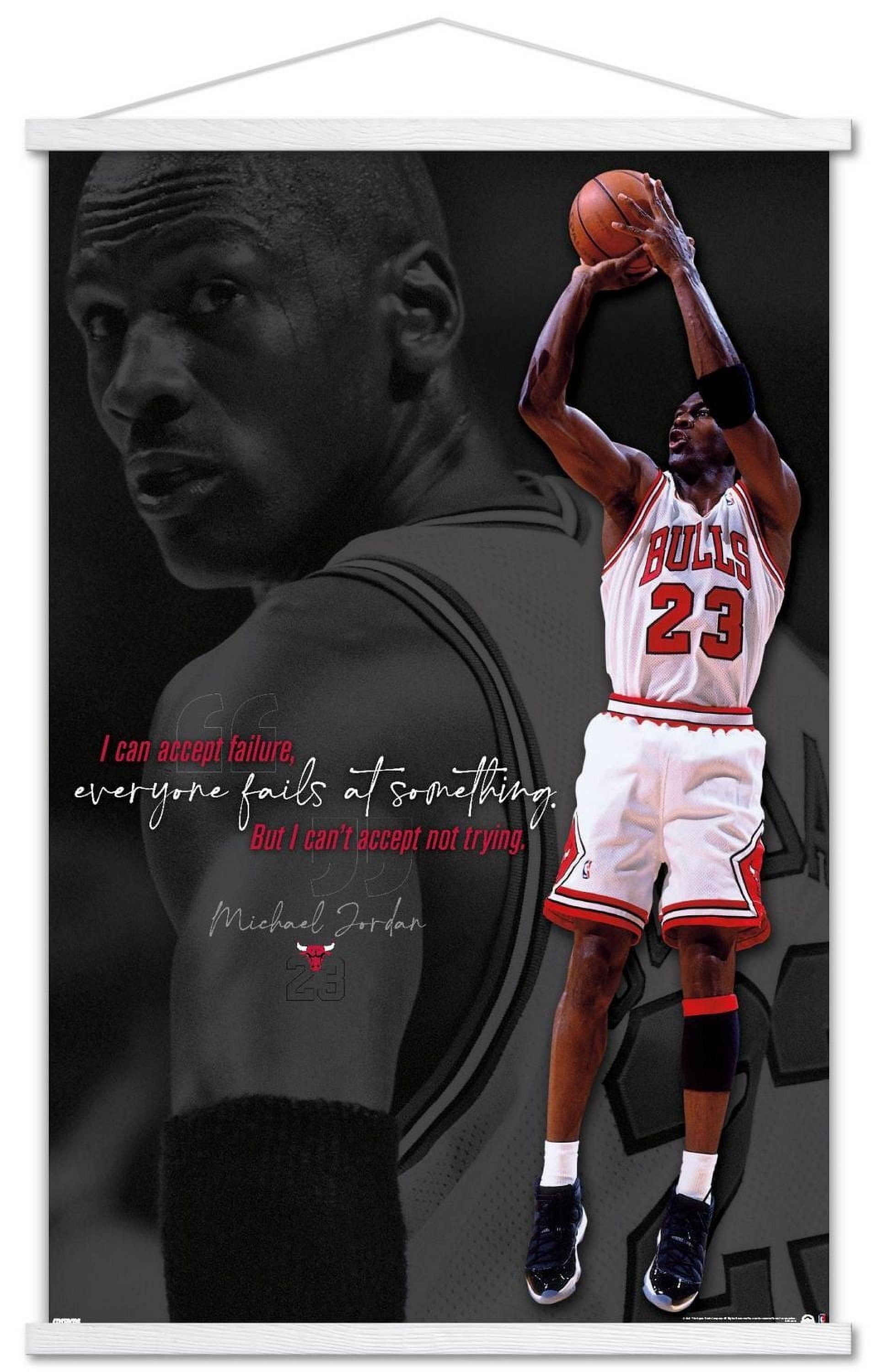 Michael Jordan - Can't Accept Not Trying Wall Poster, 22.375" x 34"