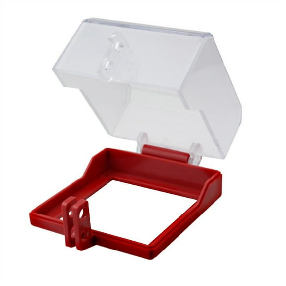 1 Cubierta para Botón de Parada de Emergencia, Base Extraíble, Protector para Interruptor Pulsador.