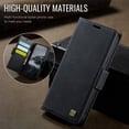 thumbnail image 5 of YEYKX Phone Case for Google Pixel 8A 6.1-inch Magnetic Wallet Phone Case Protective Leather Case with Card Holder Function Shockproof Flip Case,Black,For Google Pixel 8A, 5 of 9