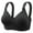 Black, variant on Women's Seamless Sports Bra Sling Thread Back Wrapping Chest Tube Top Lace Edge Comfortable Support No Steel Ring