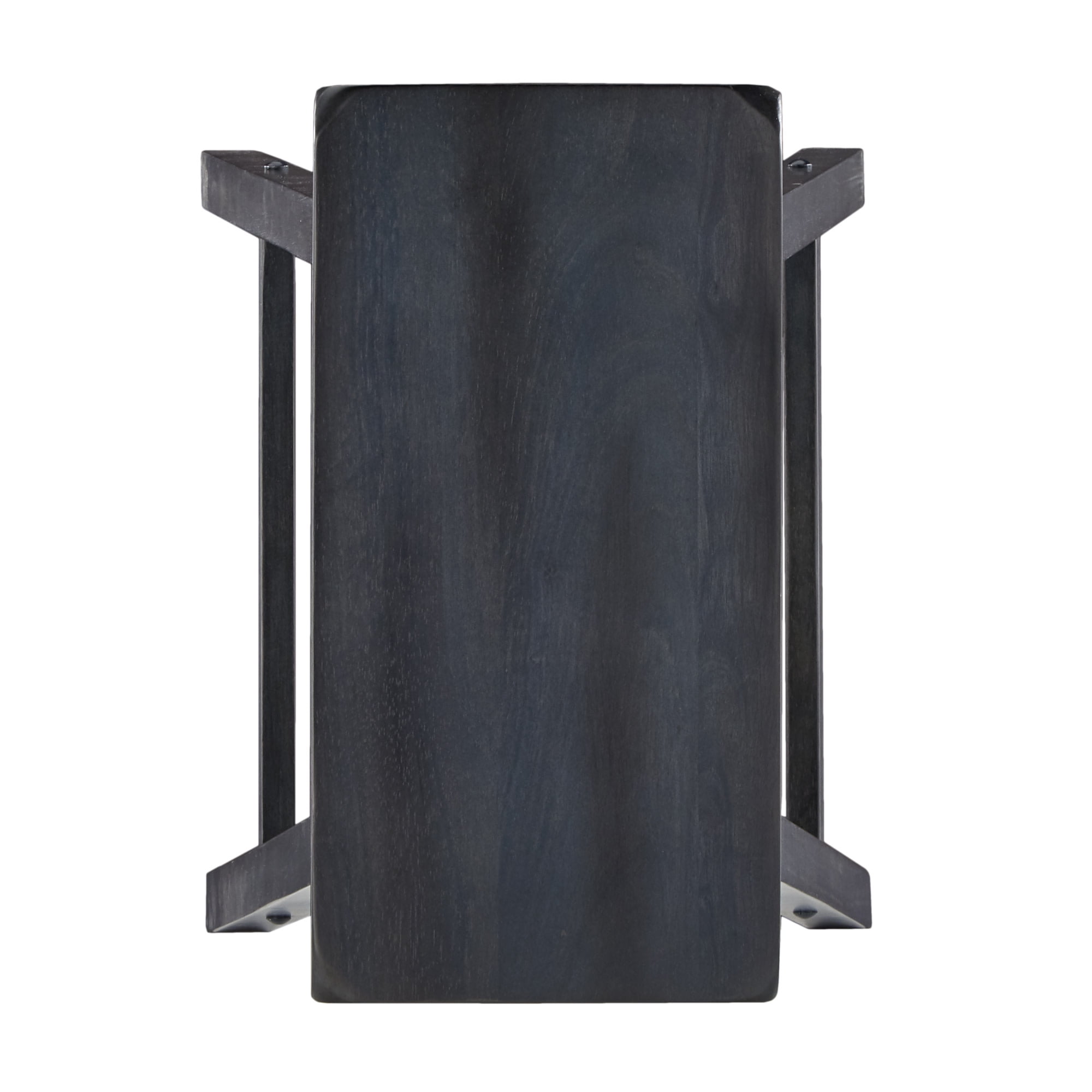 Weston Home Ashby Saddle Seat 29-inch Bar Height Backless Stools, Set of 2, Antique Dark Denim