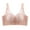 Orange, variant on Women's Push Up Lace Bra Everyday Wireless Comfy Supportive Mini Bow Bralette Breathable Thin Shaping Full Coverage Brasier, Purple, M