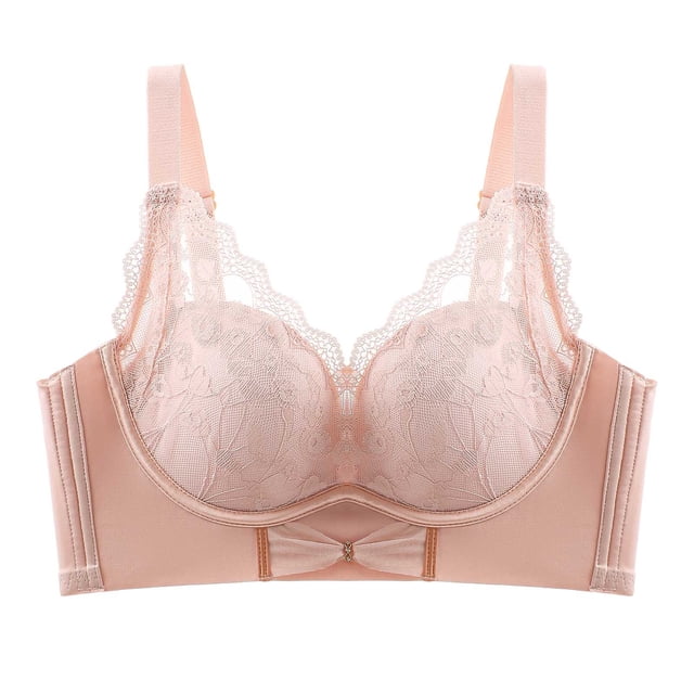 Abcnature Full Coverage Bras for Women Comfortable Hollow Out Perspective Bras Underwear no Rims