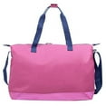 thumbnail image 6 of MADISON & DAKOTA Girls Dance Duffle Bag for Ballet, Dance, Dancewear, Clothing, Dresses, Skirts, Tutus, Tights, Stockings, Shoes and Accessories in Pink with Glitter and Tote Straps, 6 of 7