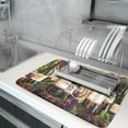 thumbnail image 5 of Absorbent Dish Drying Mat for Kitchen Counter 18x24 Inch Wine Dish Drying Mat Microfiber Red Wine Glass Dish Mat Drainer Rack Mats Fast Dry Bottles Dish Dry Pad Protector Kitchen Accessories, 5 of 6