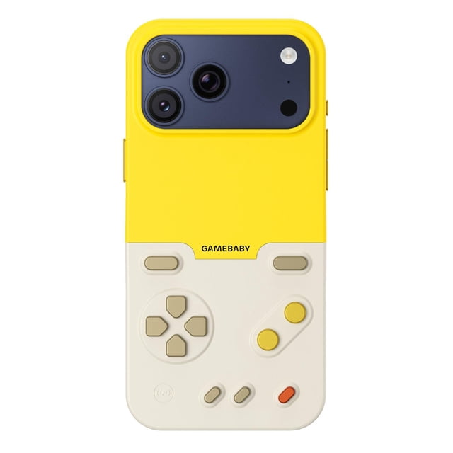 Funda Game Baby iPhone 17 Pro Max amarillo