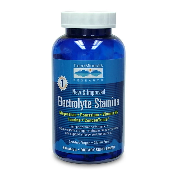 Trace Minerals Research Electrolyte Stamina 300 Tablets Vegan