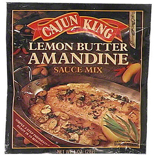 Cajun King Lemon Butter Amandine Sauce Mix, 1 oz (Pack of 24)