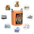 thumbnail image 6 of LNWH Laundry Basket, Cant Hear You Gaming Pattern Foldable Laundry Hamper with Handles Waterproof, Medium Size, 6 of 8