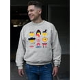 thumbnail image 2 of Japanese Emoji Icons - Cute Cultural Set Graphic Men's Sweatshirt, 2 of 4