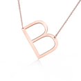 thumbnail image 2 of Guardurnaity Collar con colgante de cadena con letras de oro rosa de acero inoxidable a la moda, regalo de joyería Ropa, zapatos y accesorios Miscelánea oro rosa letra b, 2 of 6