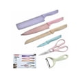 thumbnail image 1 of Set de cuchillos de 6 piezas colores pastel Genérico Set de cuchillos dde 6 piezas en colores pastel, 1 of 7