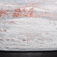 thumbnail image 3 of SAFAVIEH Amelia Amandy Geometric Area Rug, Ivory/Rust, 6'7" x 6'7" Round, 3 of 11