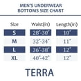 thumbnail image 6 of Terra Mens Boxer Briefs, Elastic Waistband, Solid New Classic Fit, Black/Gray, 3 Pack, 6 of 6