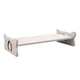 thumbnail image 5 of Estante dispensador de alimentos de madera para comederos elevados para mascotas, soporte de alimentación lenta para mascotas blanco, 5 of 9