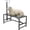 Black(with Gloves), variant on Memoryfield Goat Milking & Grooming Stand, 500lbs Capacity, 47" x 23" Metal Livestock Platform, 21"–33" Adjustable Height with Headpiece & Nose Loop for Goats & Sheep, Black