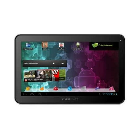 Visual Land Prestige 10 ME-110-16GB-BLK Internet Tablet - Android 4.0 Ice Cream Sandwich, ARM Cortex A8 1.2GHz, 10" Mult