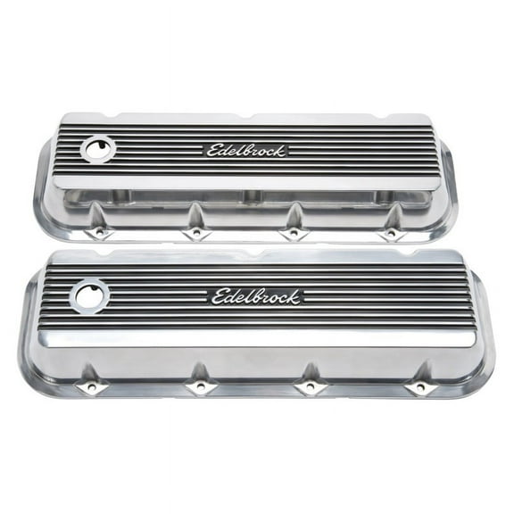 Edelbrock Elite II Valve Cover Automotive Specialty Parts, Polished