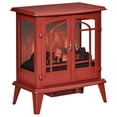 thumbnail image 2 of HOMCOM Freestanding Electric Fireplace 25” x 28.5” 1400W Indoor Fireplace, 2 of 9