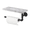 White, variant on SolidPal Industrial Toilet Paper Holder, Wall Mount Tissue Roll Hanger with Rustic Wood Shelf for Bathroom Kitchen
